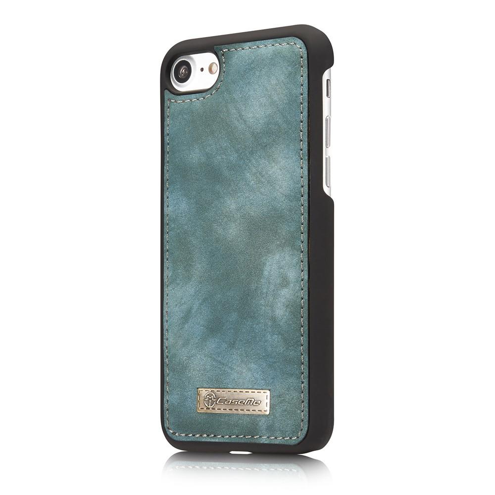 Étui portefeuille multi-cartes iPhone SE 2022, Bleu