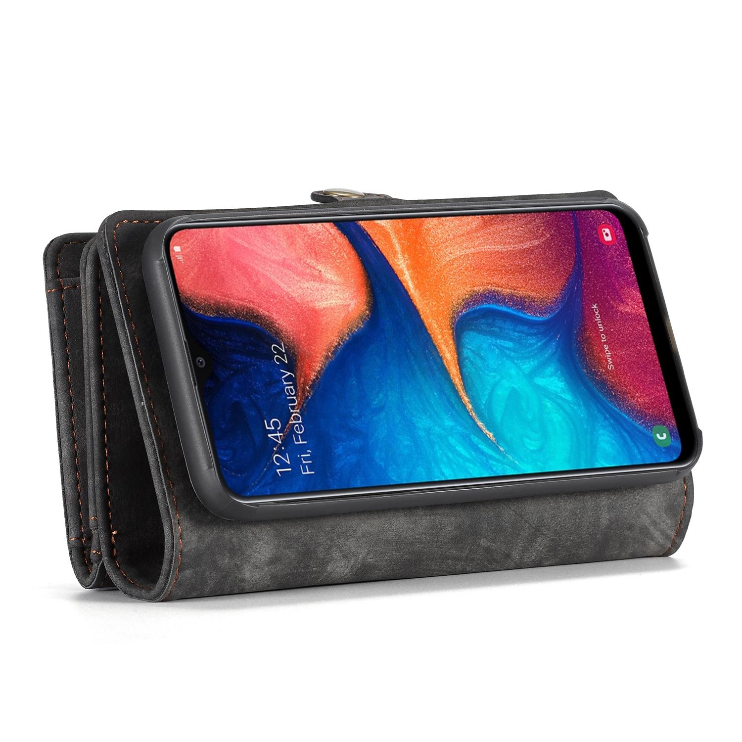 Étui portefeuille multi-cartes Samsung Galaxy A20e, Gris