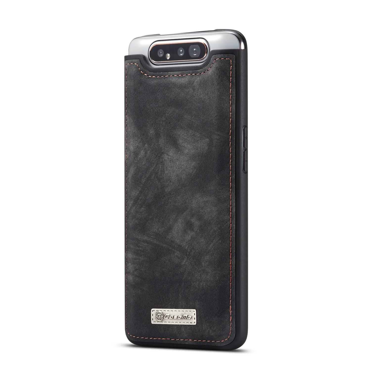 Étui portefeuille multi-cartes Samsung Galaxy A80, Gris
