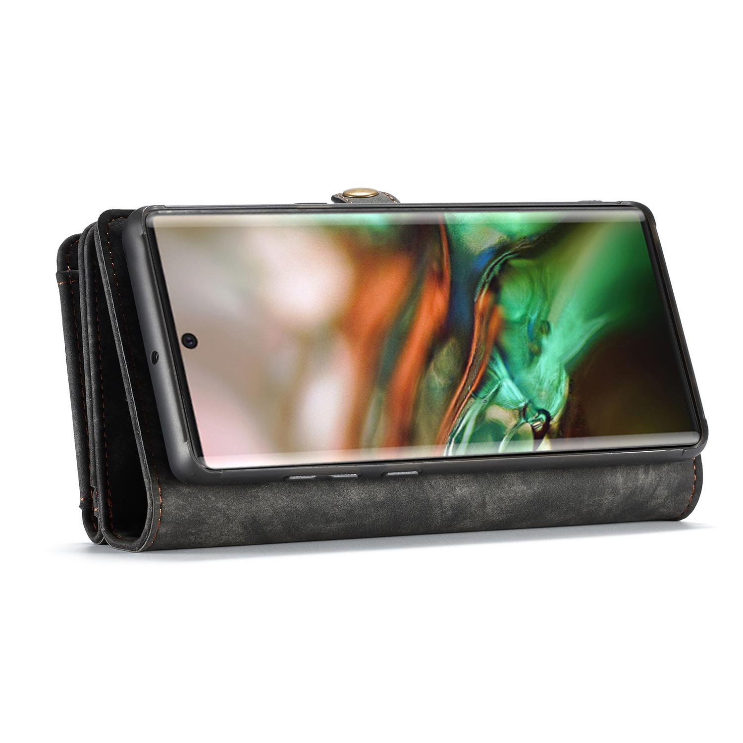 Étui portefeuille multi-cartes Samsung Galaxy Note 10 Plus, Gris