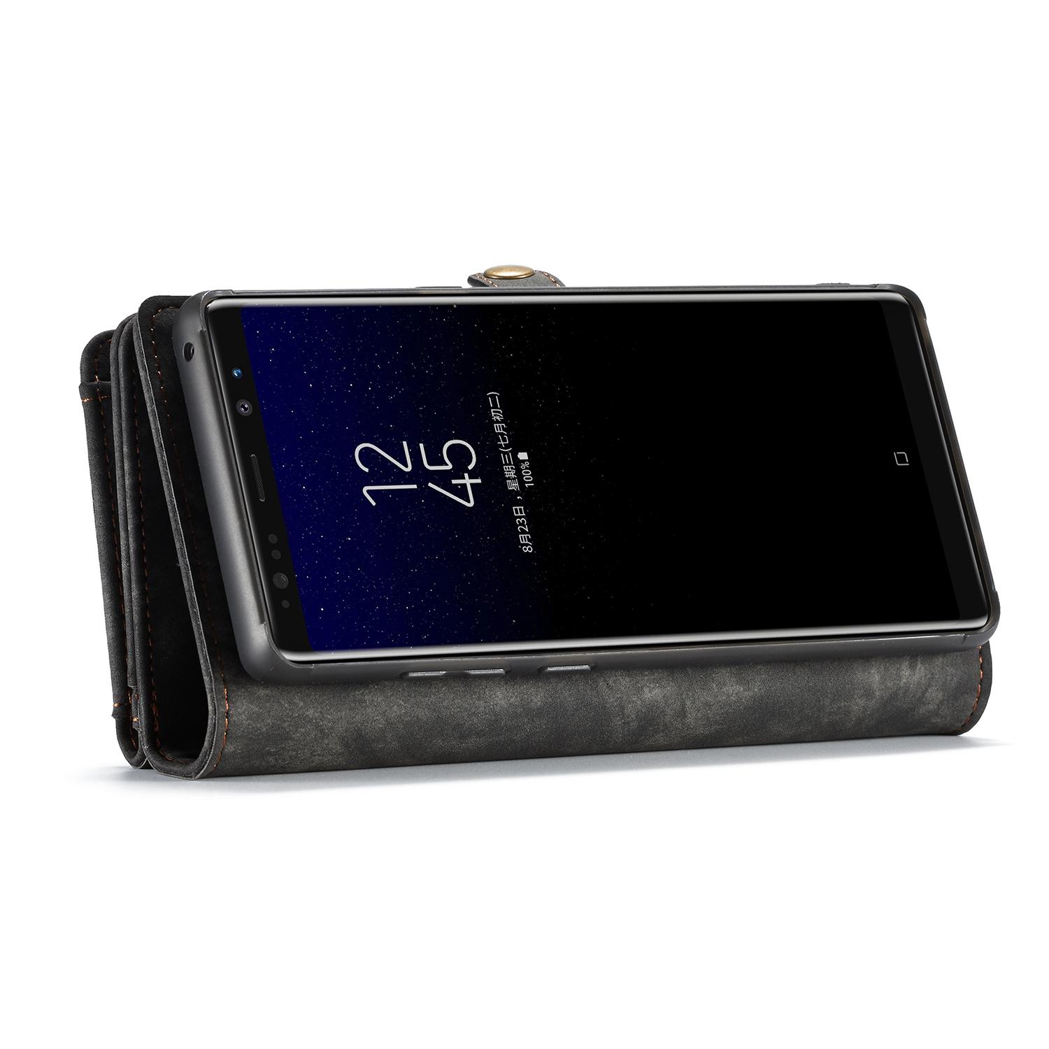 Étui portefeuille multi-cartes Samsung Galaxy Note 8, Gris