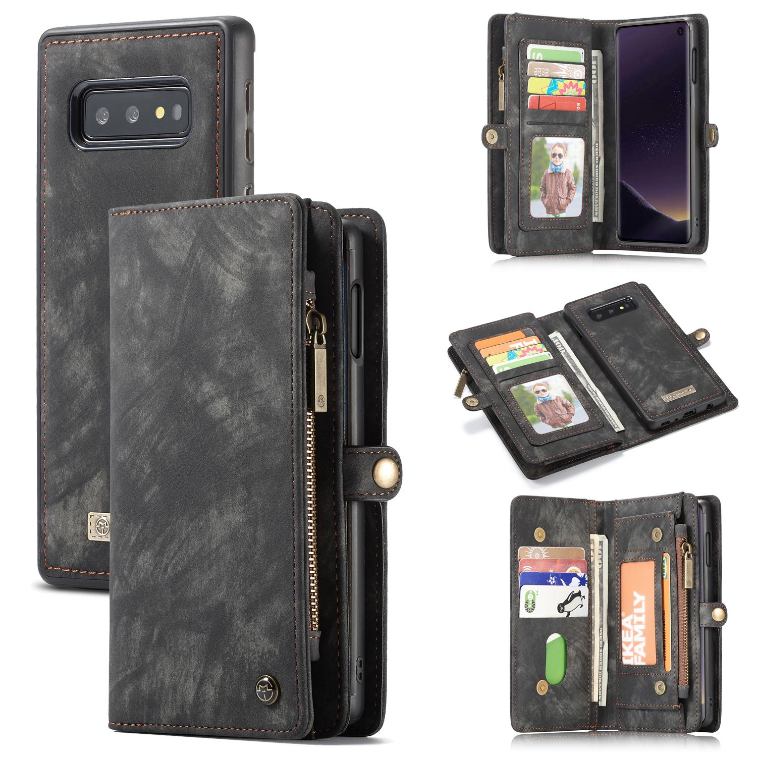 Étui portefeuille multi-cartes Samsung Galaxy S10e, Gris