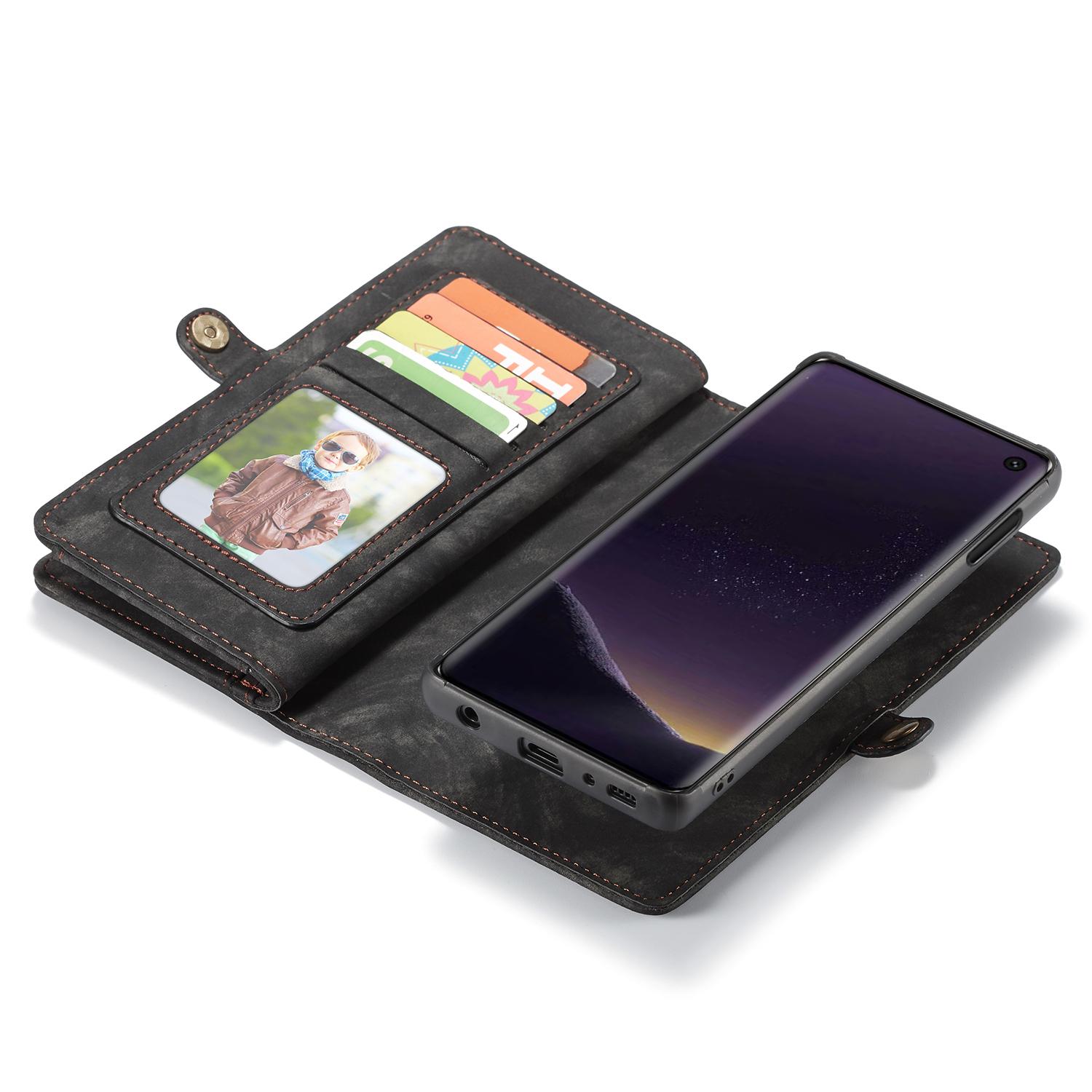 Étui portefeuille multi-cartes Samsung Galaxy S10e, Gris
