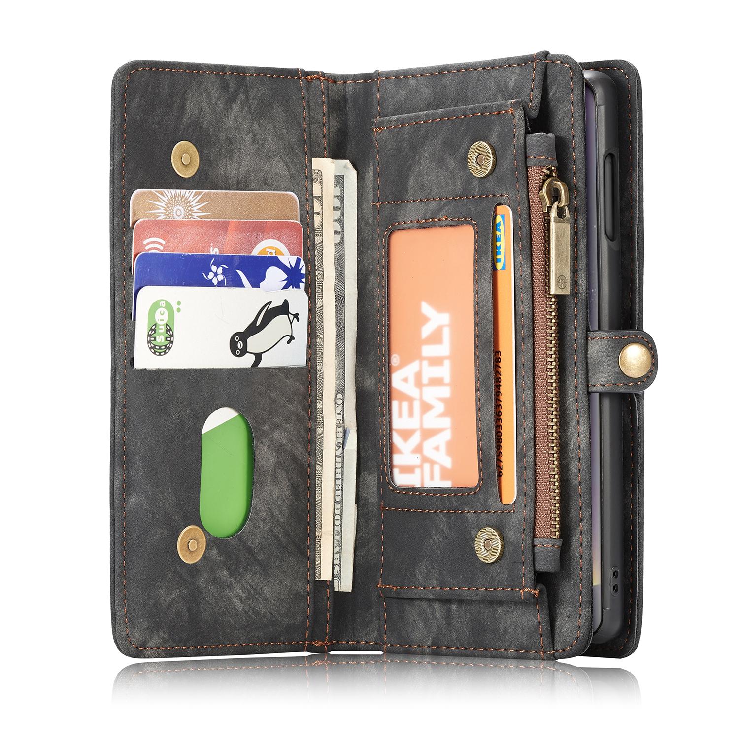 Étui portefeuille multi-cartes Samsung Galaxy S10e, Gris
