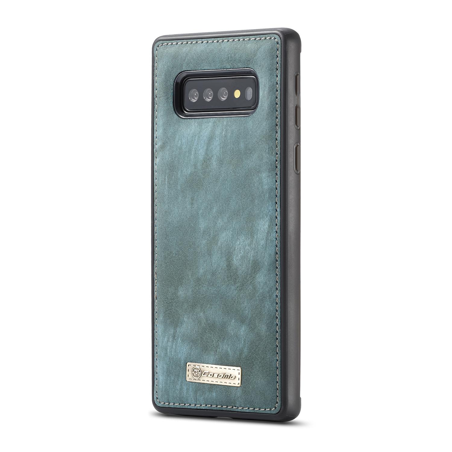 Étui portefeuille multi-cartes Samsung Galaxy S10 Plus Bleu