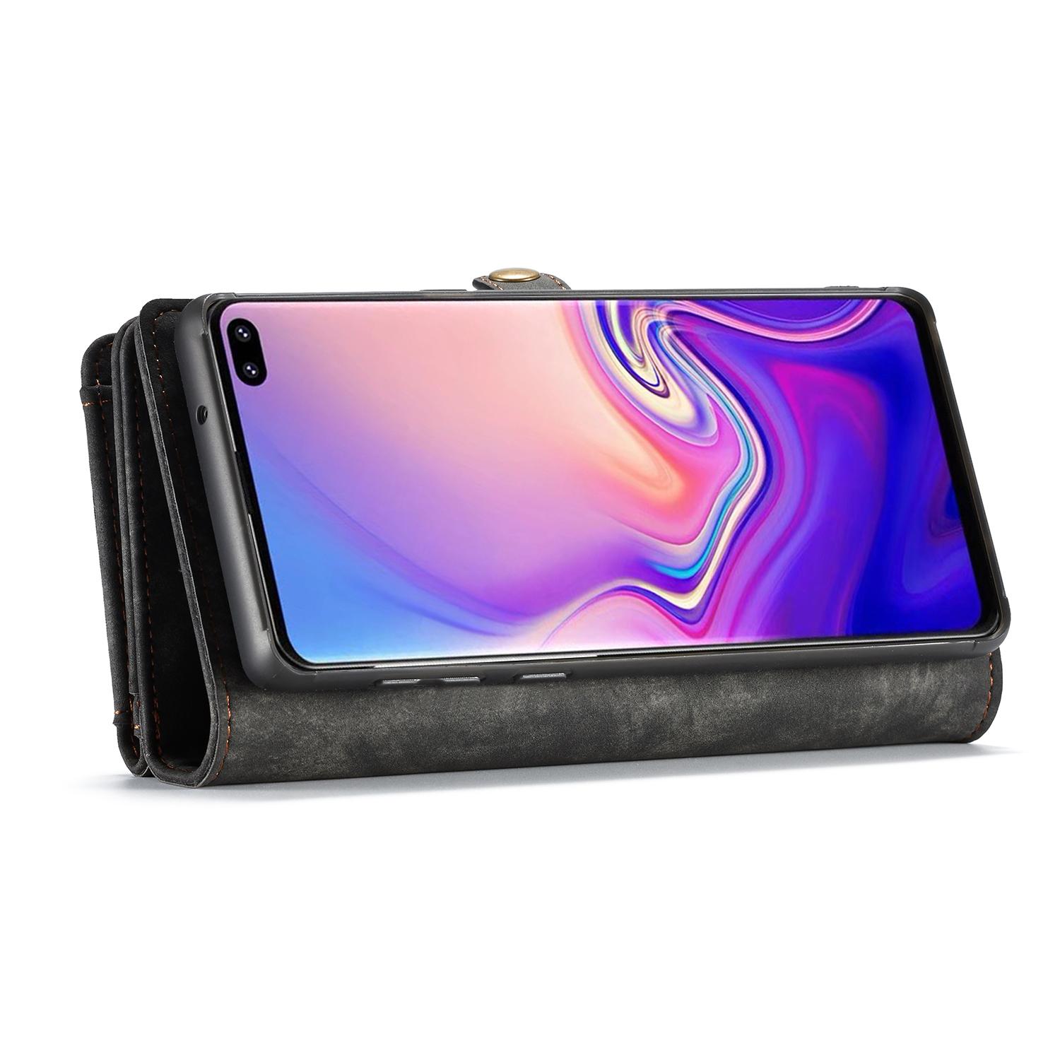 Étui portefeuille multi-cartes Samsung Galaxy S10 Plus, Gris