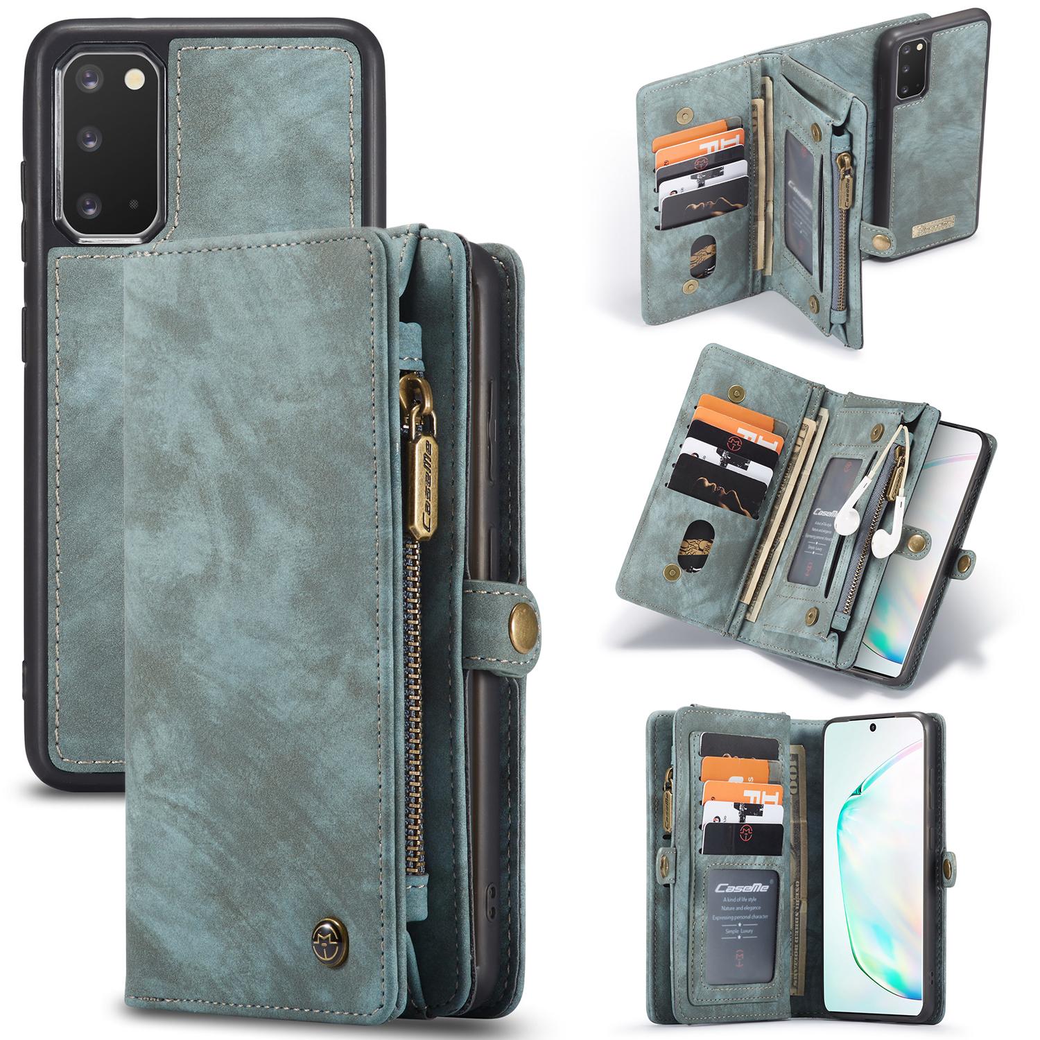 Étui portefeuille multi-cartes Samsung Galaxy S20, Bleu