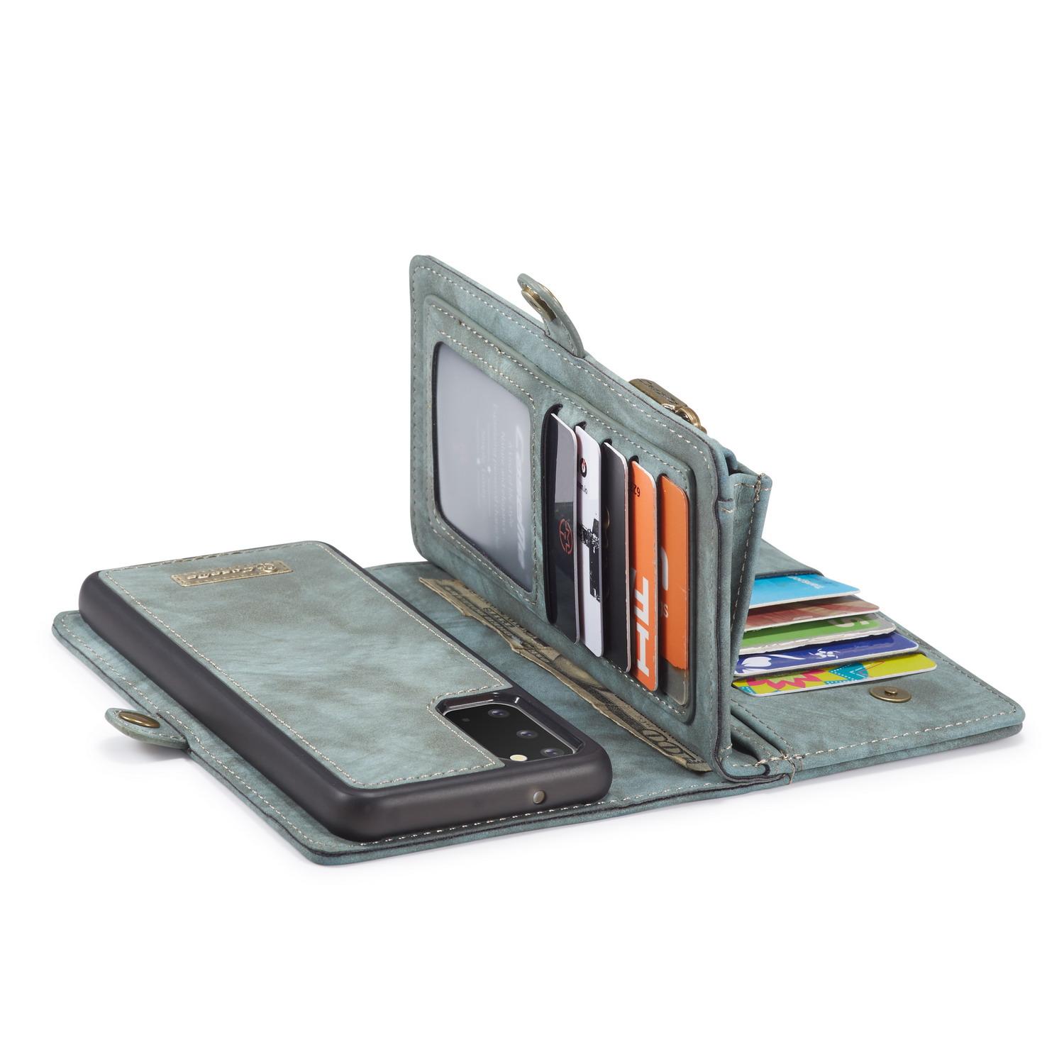 Étui portefeuille multi-cartes Samsung Galaxy S20, Bleu