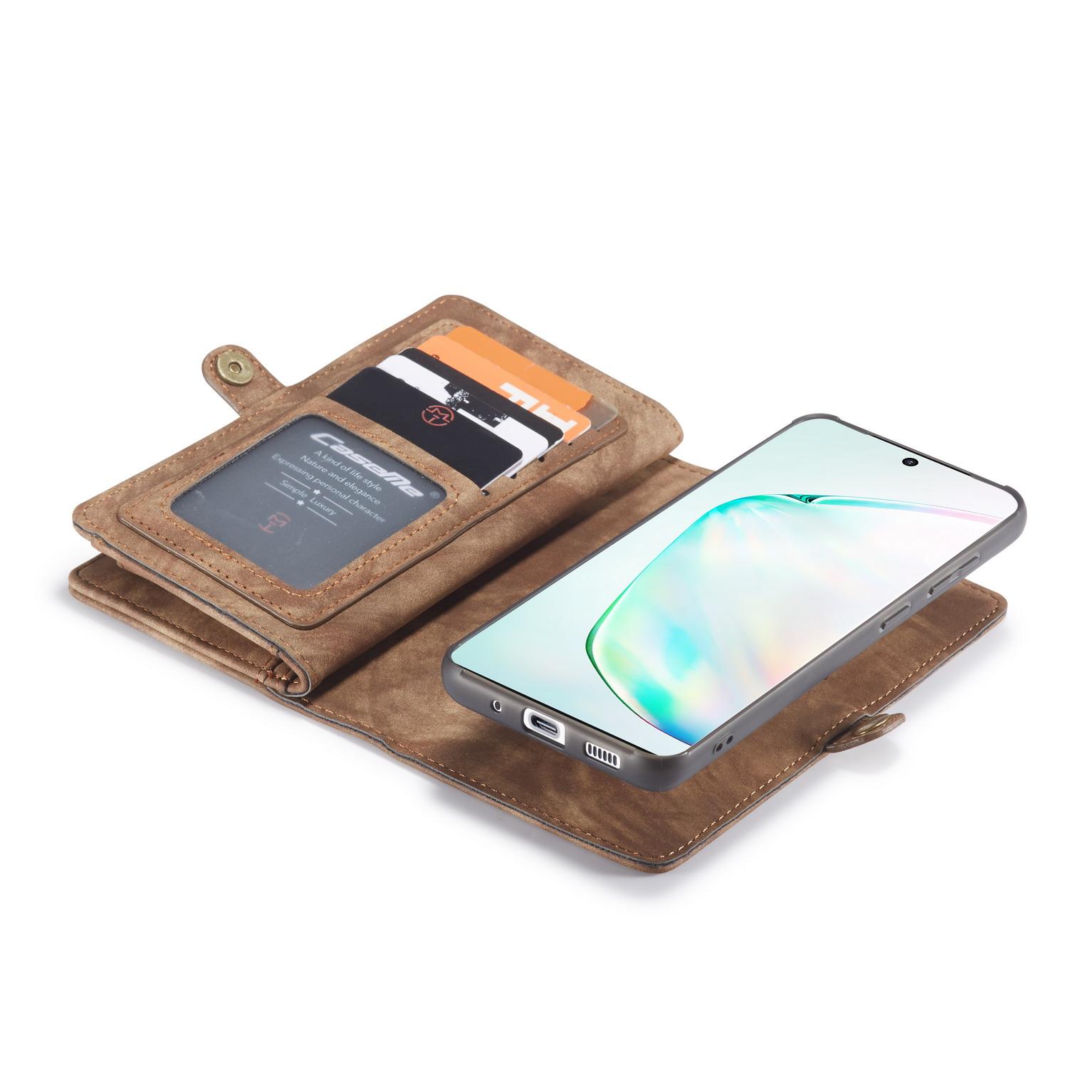 Étui portefeuille multi-cartes Samsung Galaxy S20 Marron