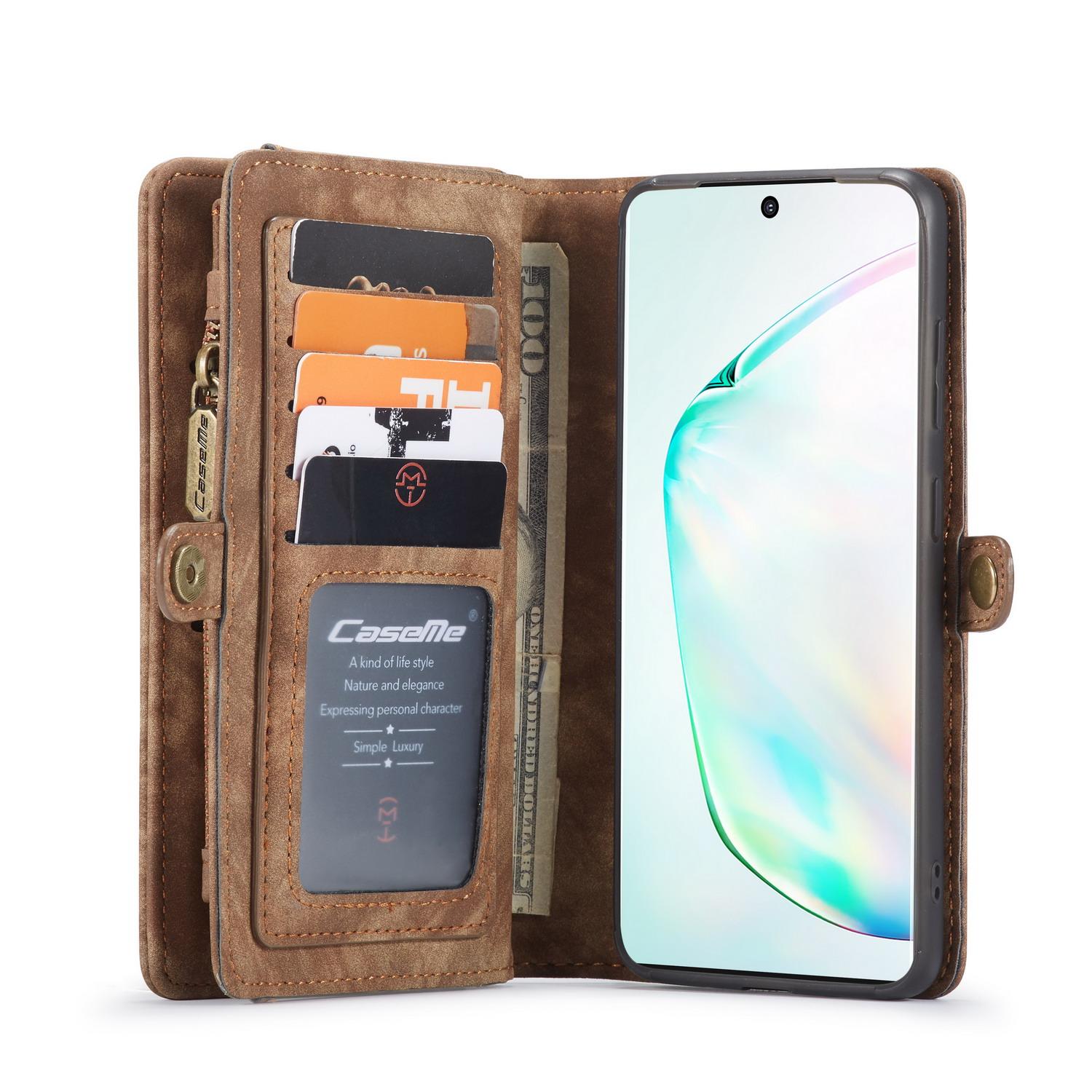 Étui portefeuille multi-cartes Samsung Galaxy S20, Marron