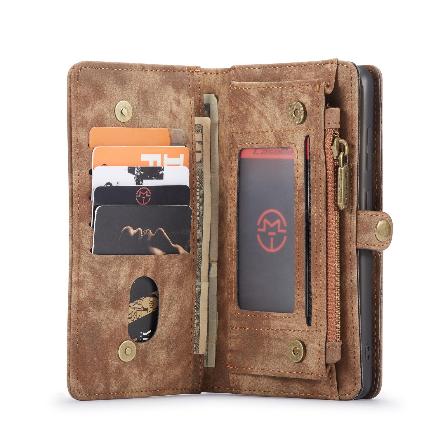 Étui portefeuille multi-cartes Samsung Galaxy S20, Marron