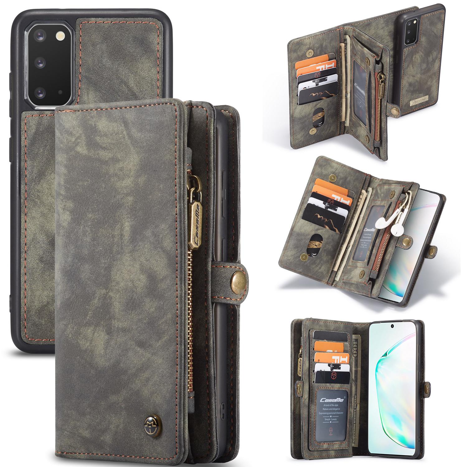 Étui portefeuille multi-cartes Samsung Galaxy S20, Gris