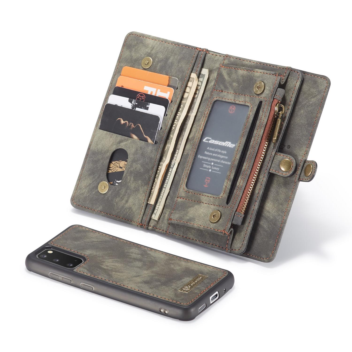 Étui portefeuille multi-cartes Samsung Galaxy S20, Gris