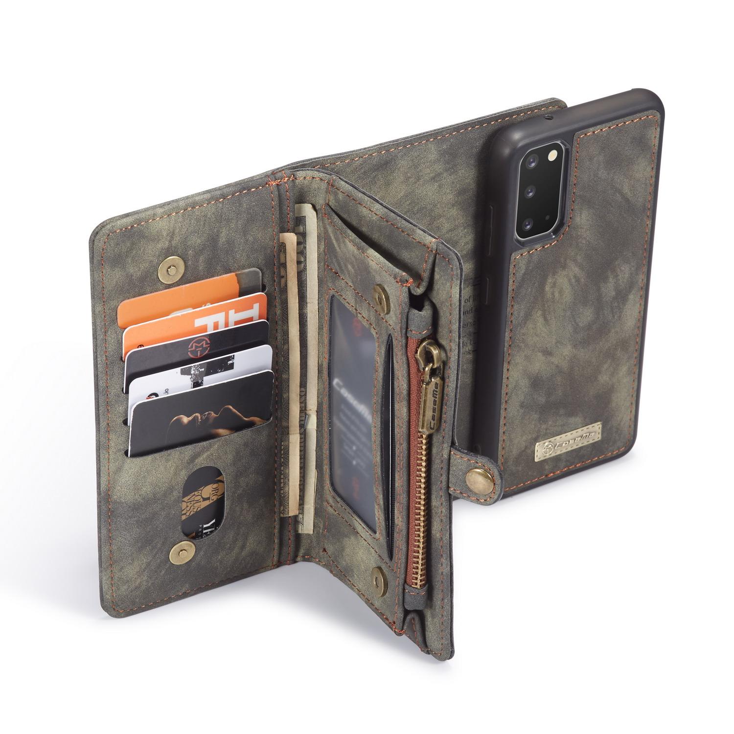 Étui portefeuille multi-cartes Samsung Galaxy S20, Gris