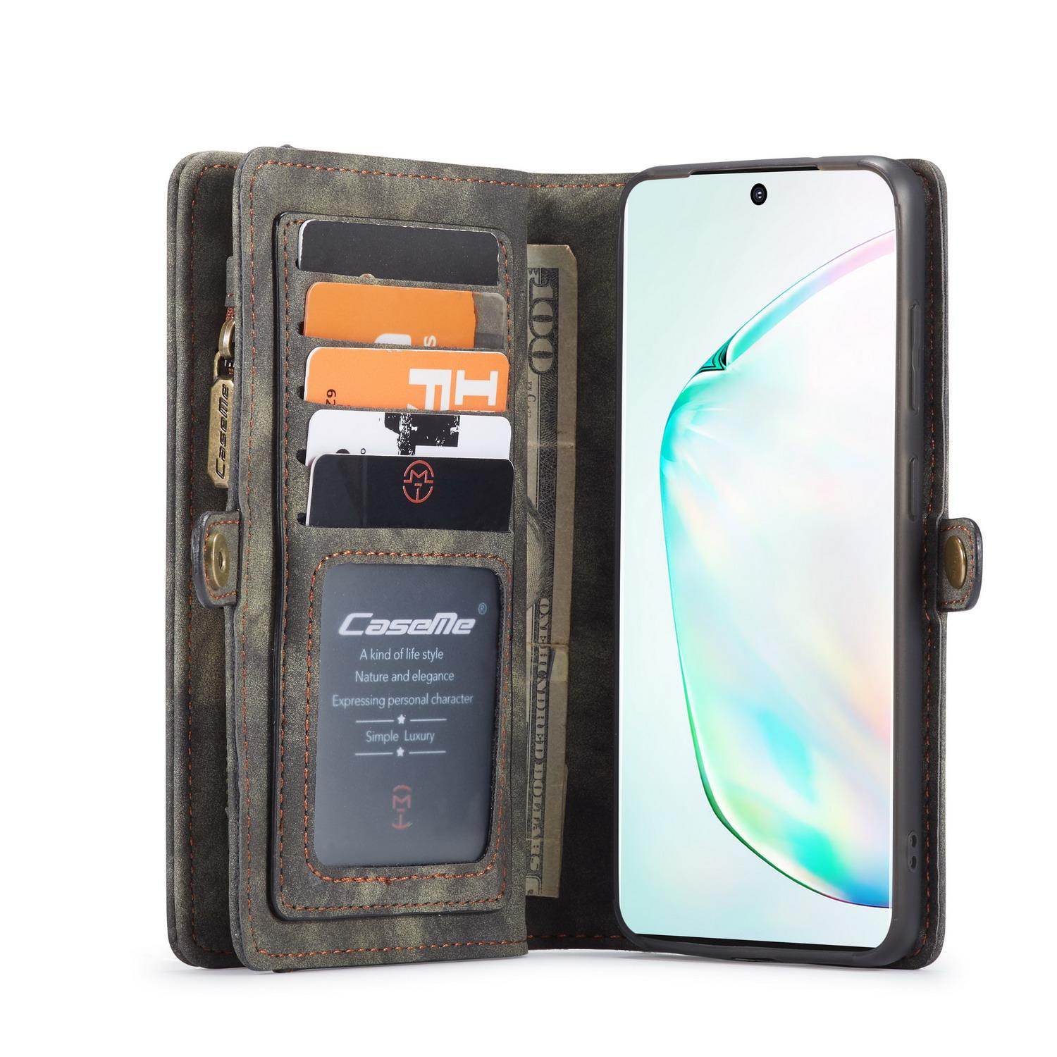 Étui portefeuille multi-cartes Samsung Galaxy S20 Plus, Gris