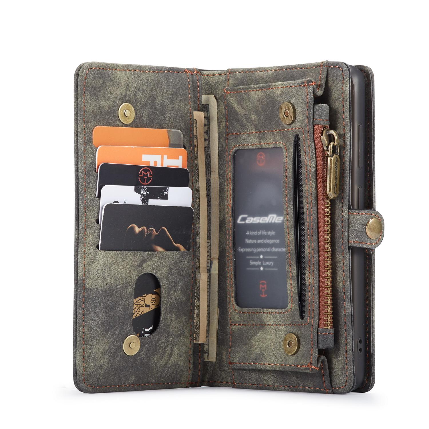 Étui portefeuille multi-cartes Samsung Galaxy S20 Plus, Gris