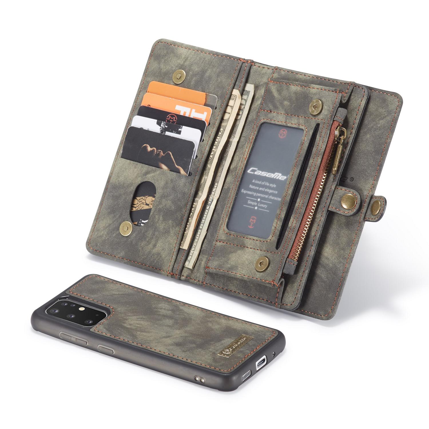 Étui portefeuille multi-cartes Samsung Galaxy S20 Plus, Gris