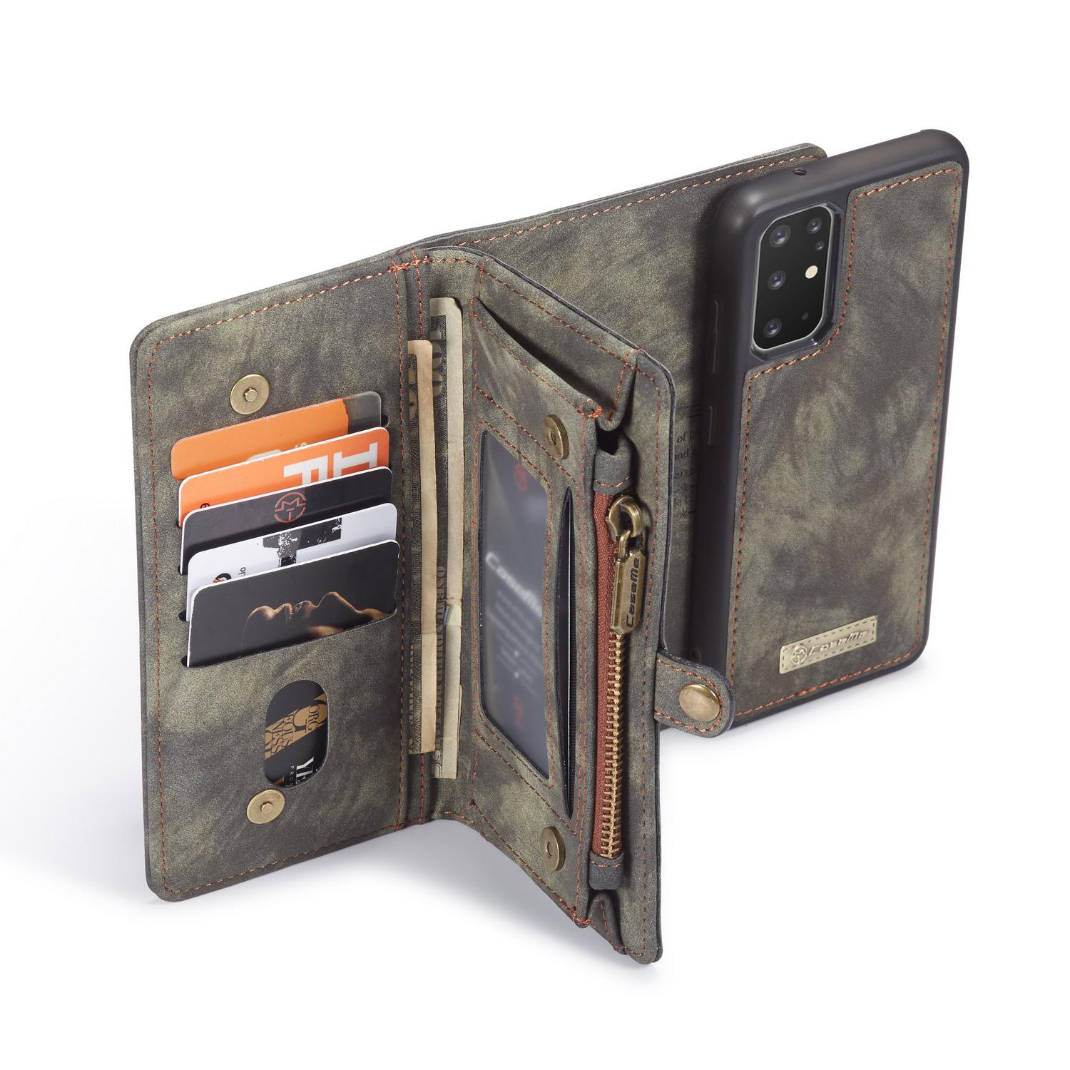 Étui portefeuille multi-cartes Samsung Galaxy S20 Plus, Gris