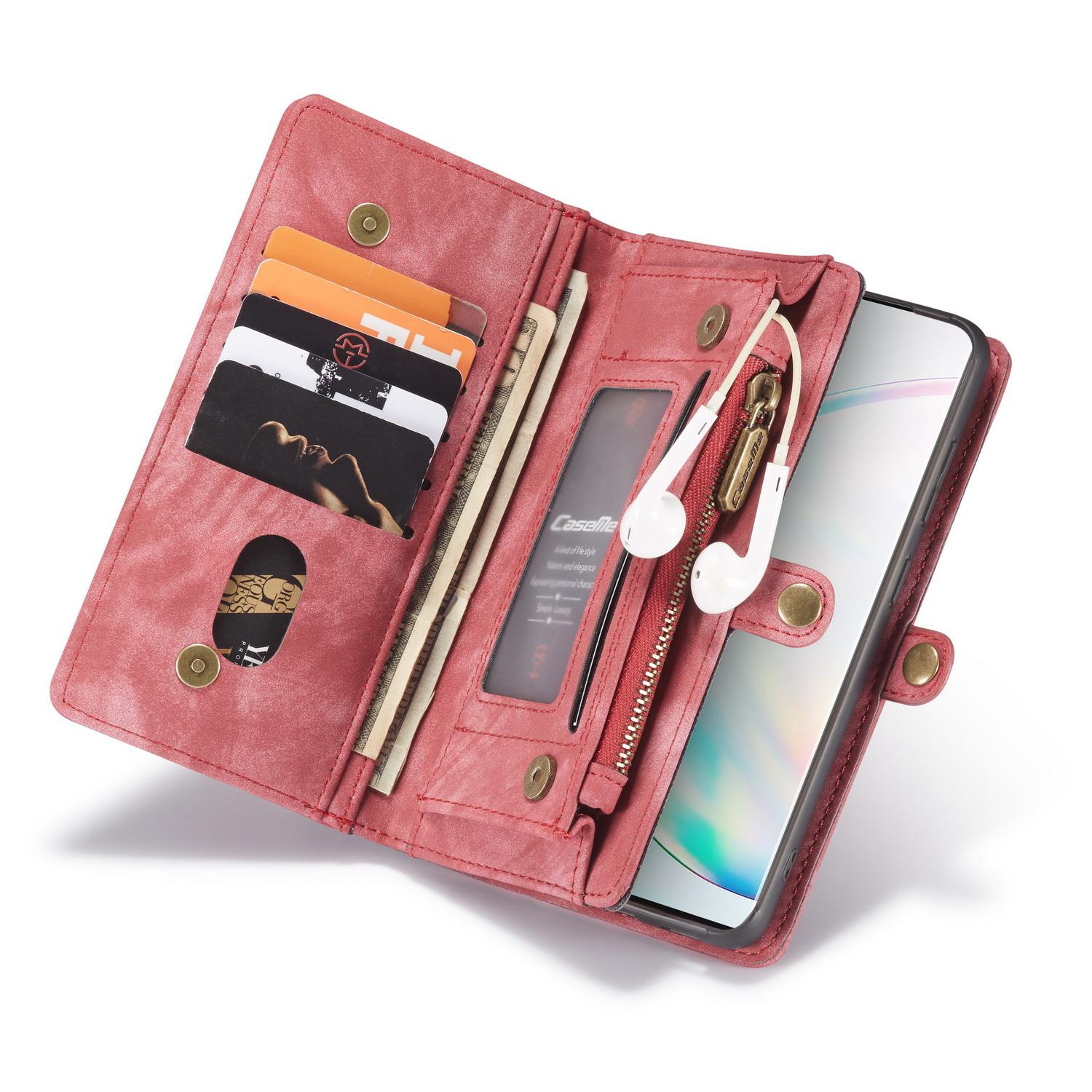 Étui portefeuille multi-cartes Samsung Galaxy S20, Rouge