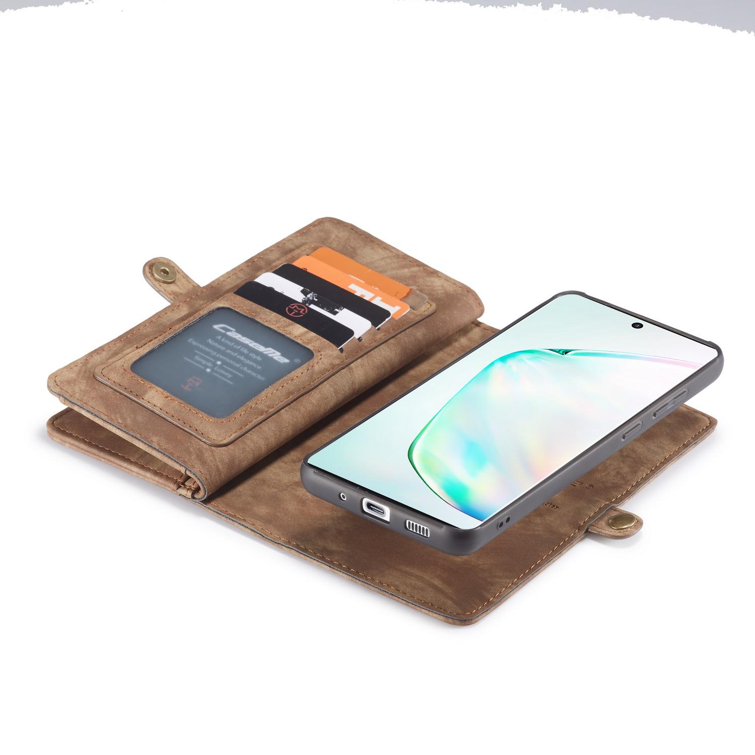 Étui portefeuille multi-cartes Samsung Galaxy S20 Ultra Marron