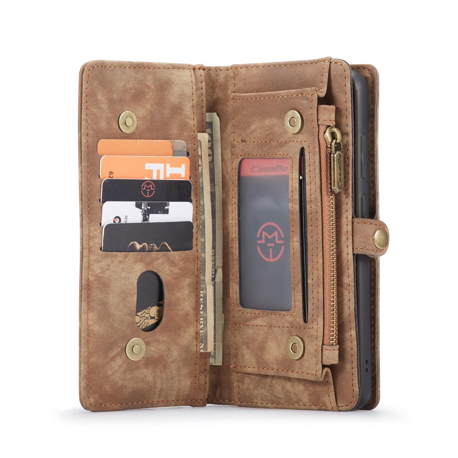Étui portefeuille multi-cartes Samsung Galaxy S20 Ultra, Marron