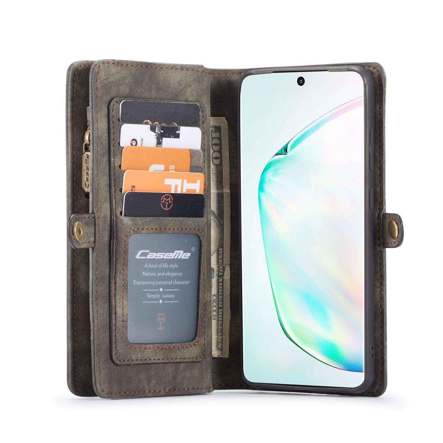 Étui portefeuille multi-cartes Samsung Galaxy S20 Ultra, Gris