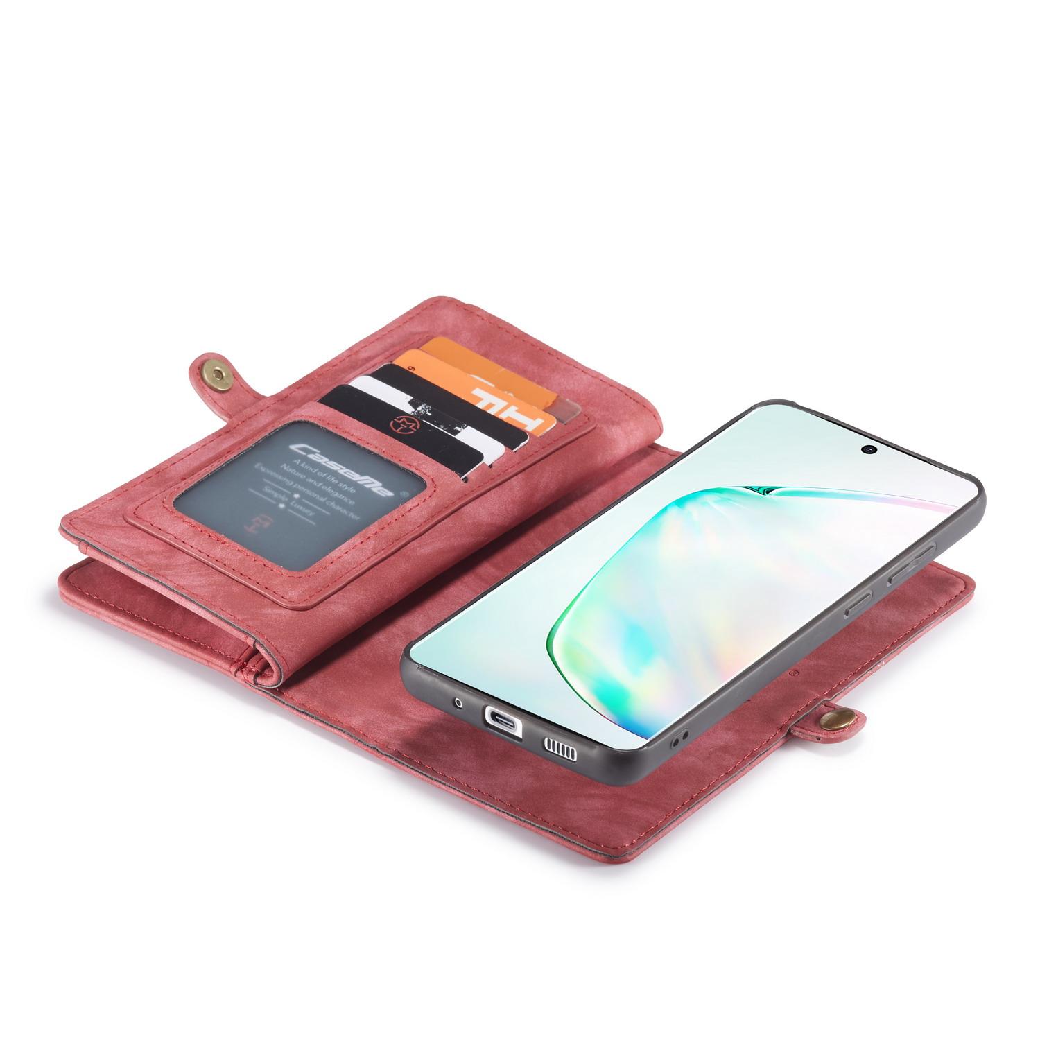 Étui portefeuille multi-cartes Samsung Galaxy S20 Ultra Rouge
