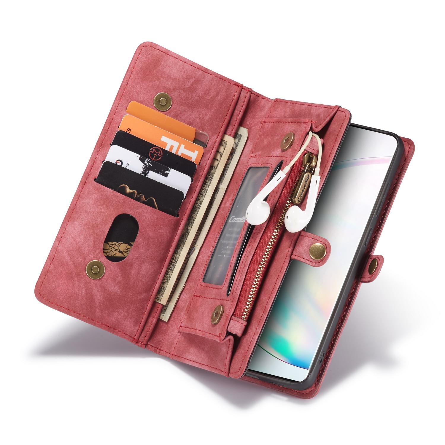 Étui portefeuille multi-cartes Samsung Galaxy S20 Ultra, Rouge