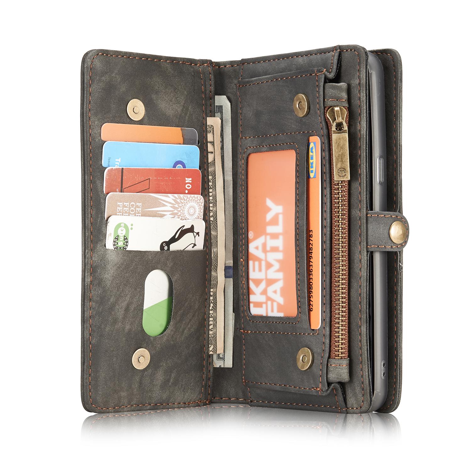 Étui portefeuille multi-cartes Samsung Galaxy S8, Gris