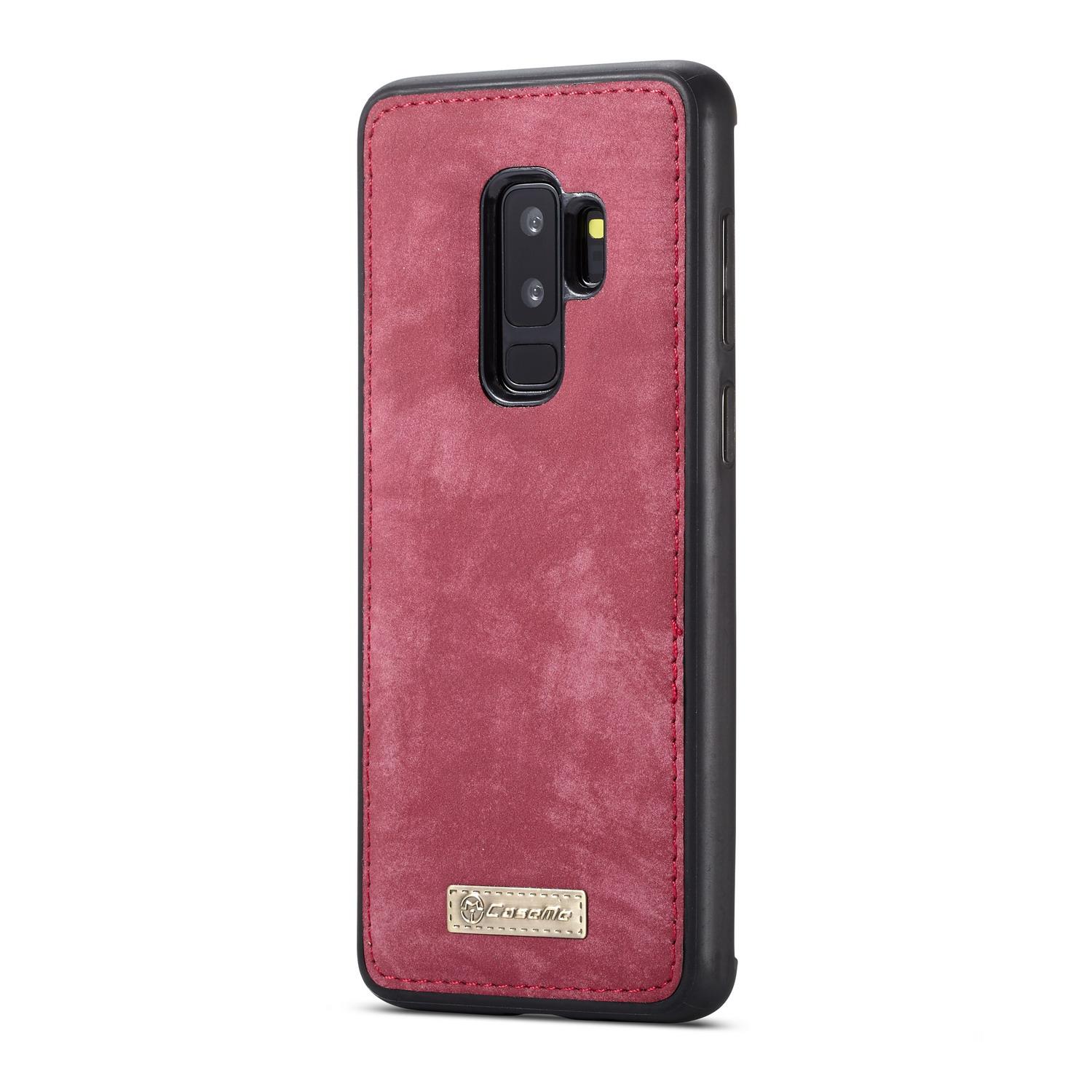 Étui portefeuille multi-cartes Samsung Galaxy S9 Plus, Rouge