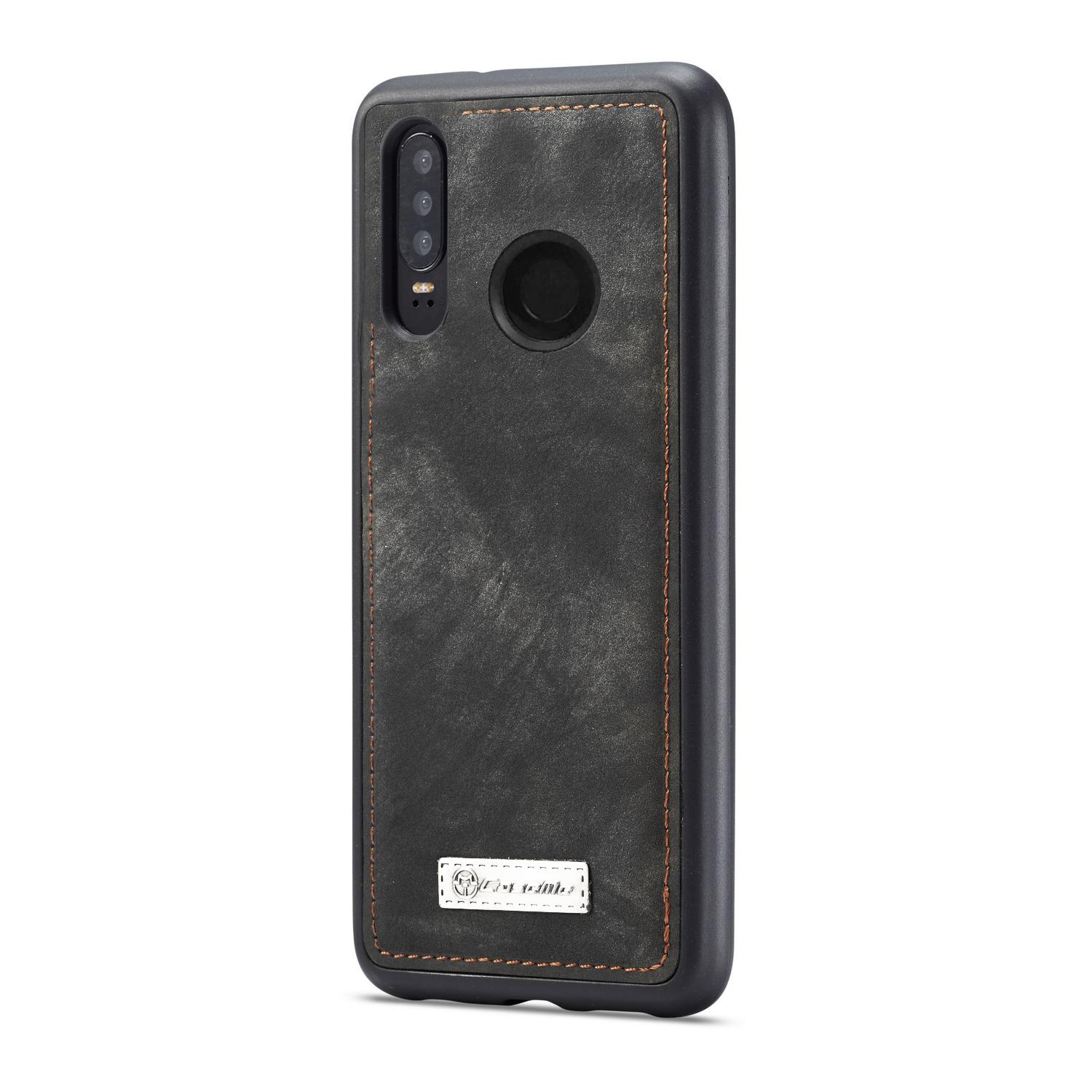 Étui portefeuille multi-cartes Huawei P30 Lite, Gris