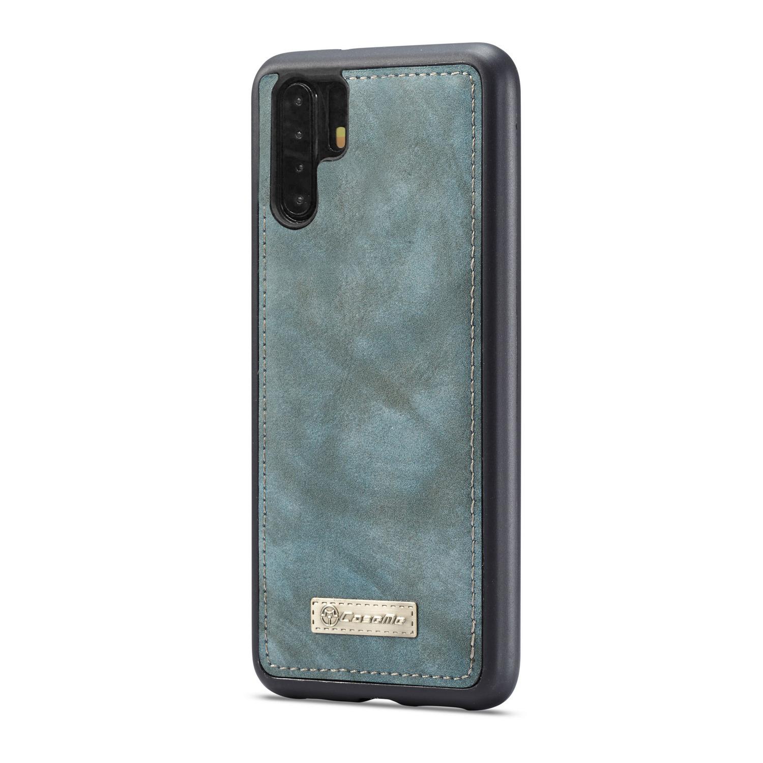Étui portefeuille multi-cartes Huawei P30 Pro, Bleu
