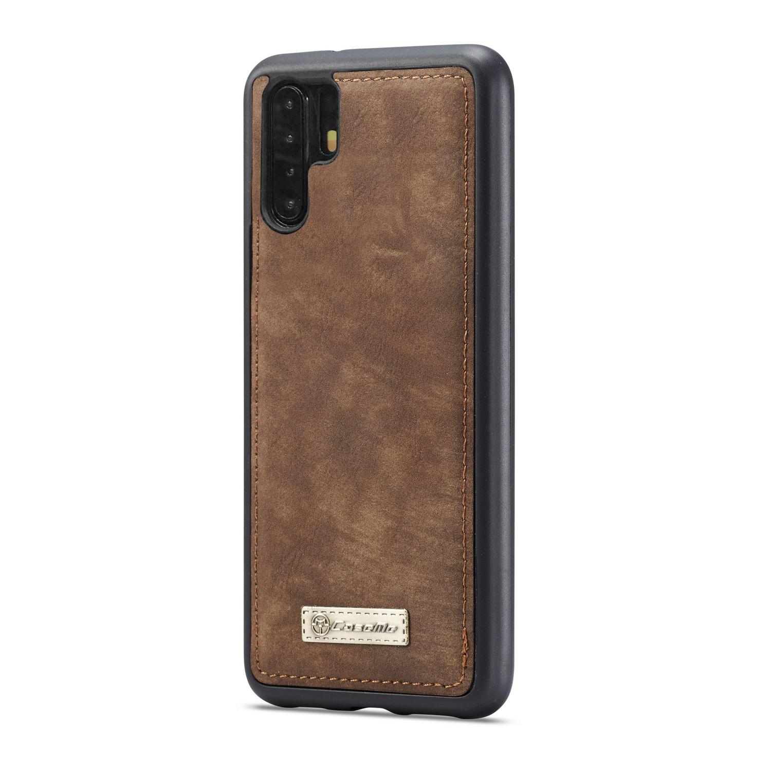 Étui portefeuille multi-cartes Huawei P30 Pro, Marron