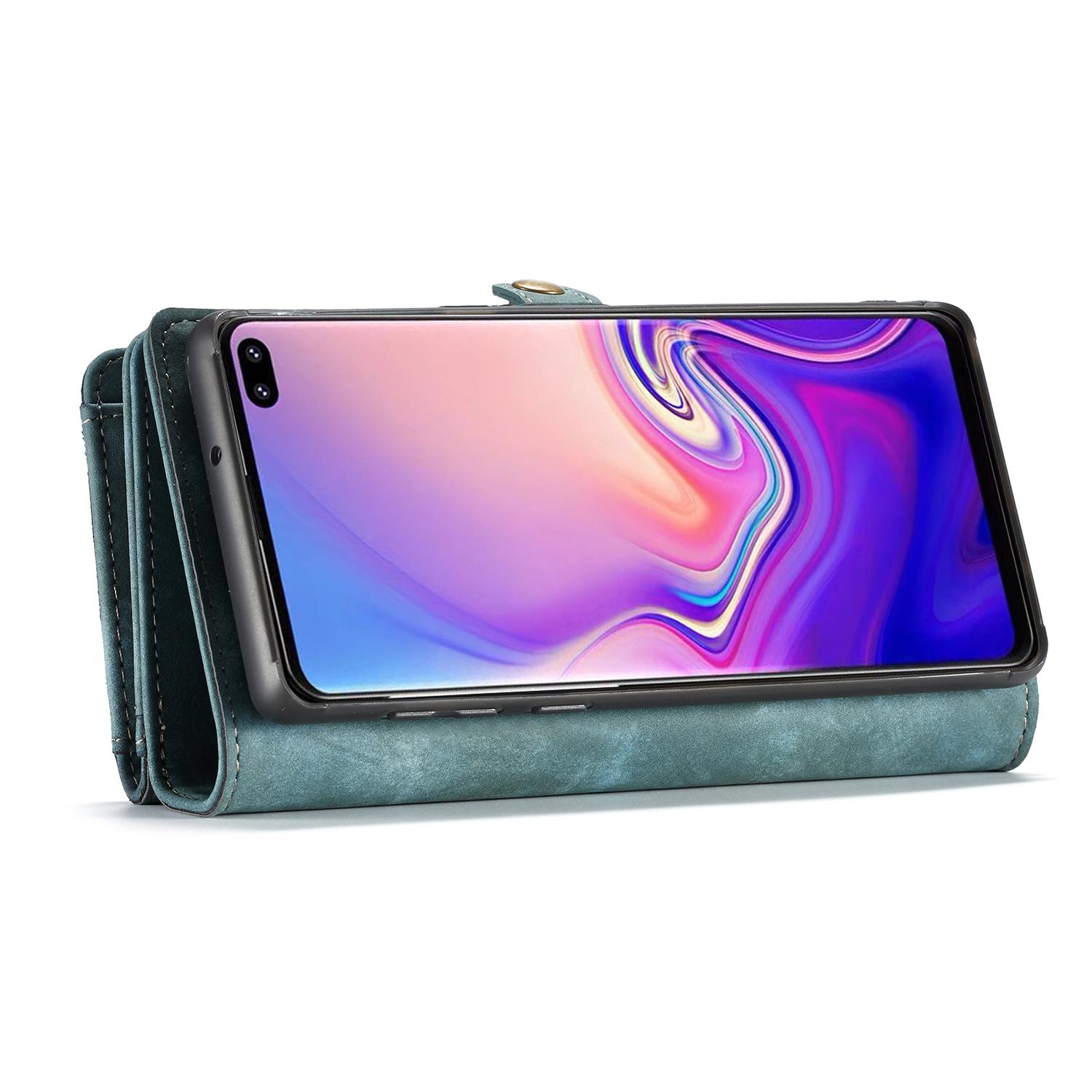 Étui portefeuille multi-cartes Samsung Galaxy S10, Bleu