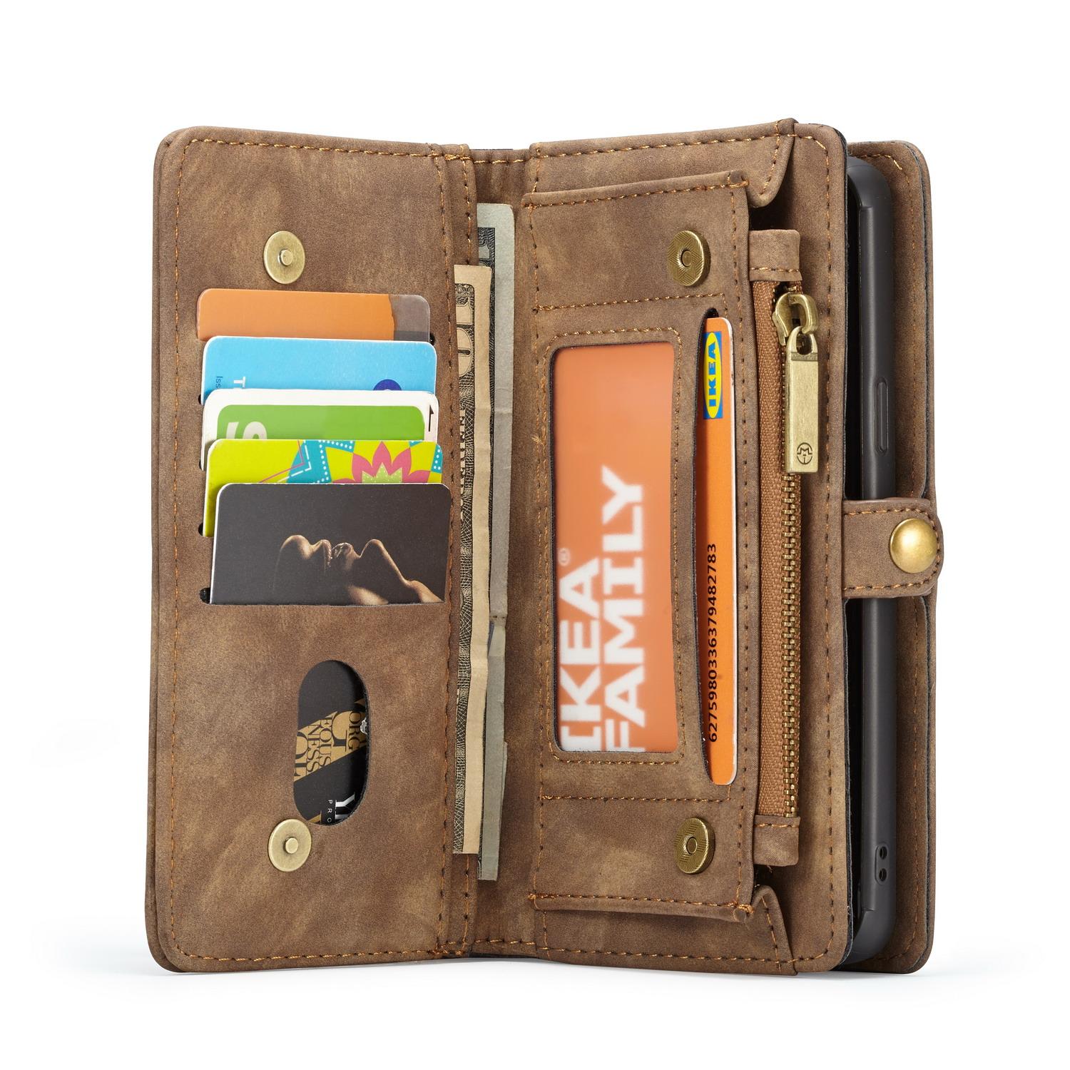 Étui portefeuille multi-cartes Samsung Galaxy S9, Marron