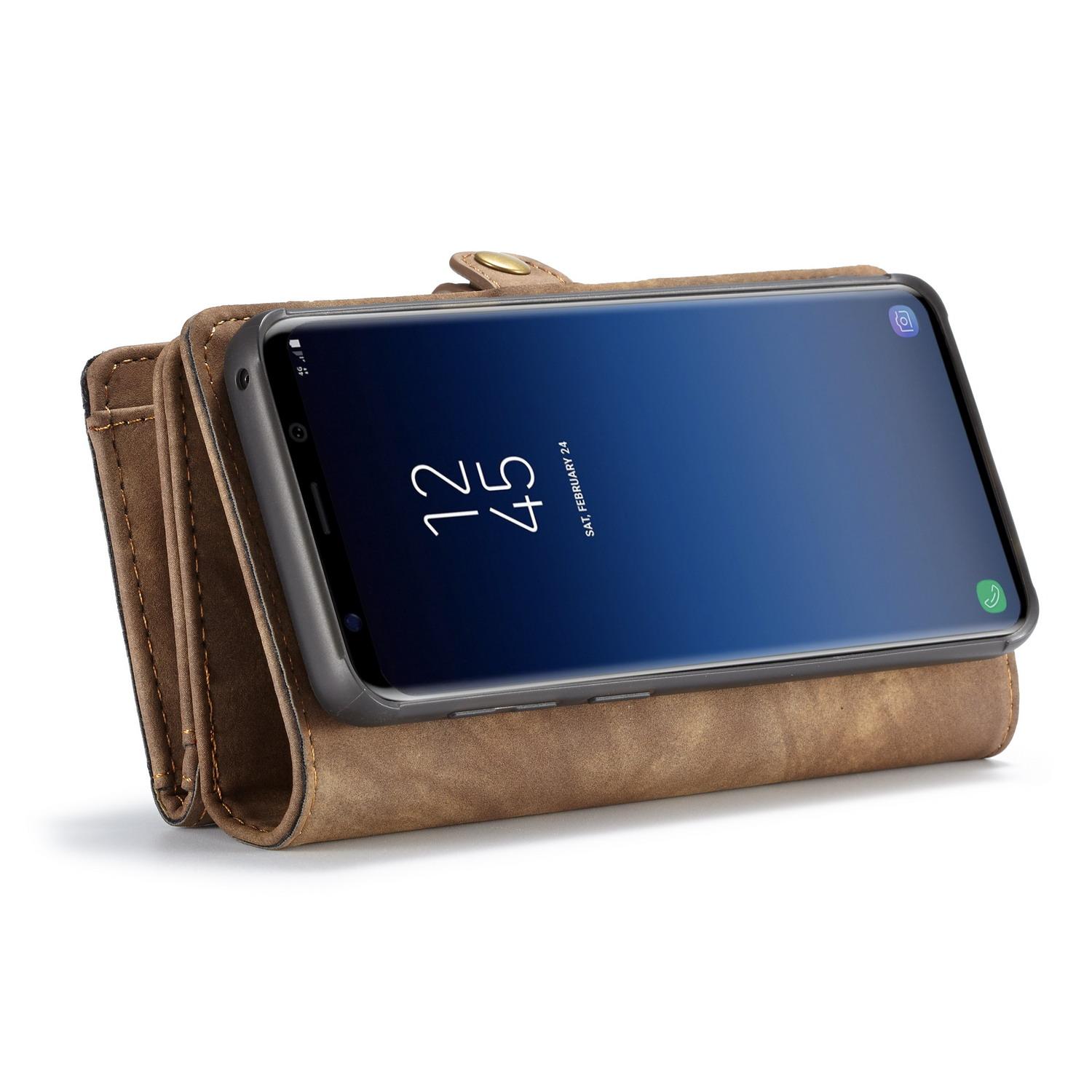 Étui portefeuille multi-cartes Samsung Galaxy S9, Marron