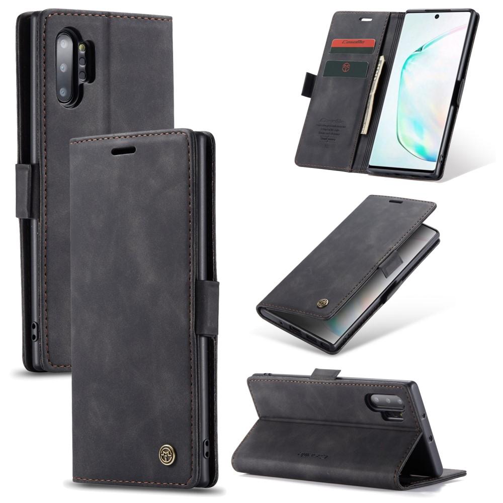 Étui portefeuille mince Samsung Galaxy Note 10 Plus, Noir