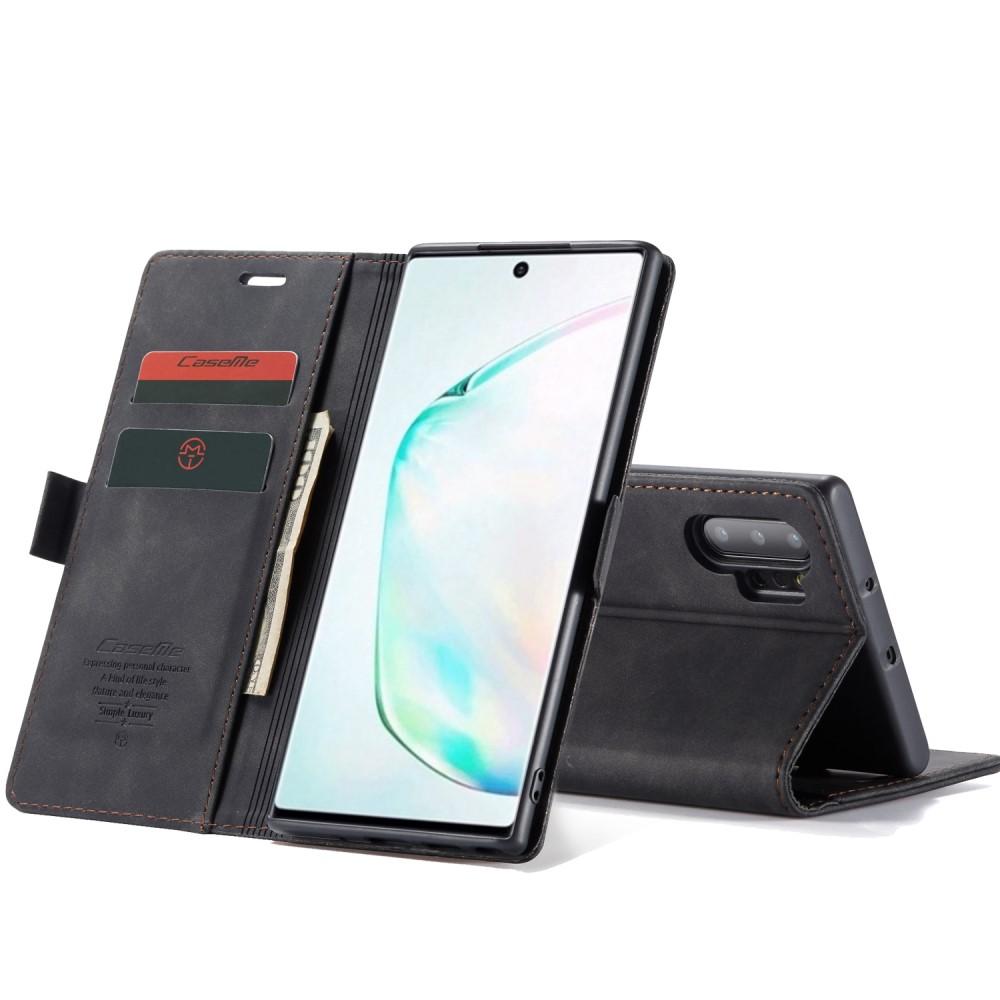 Étui portefeuille mince Samsung Galaxy Note 10 Plus, Noir