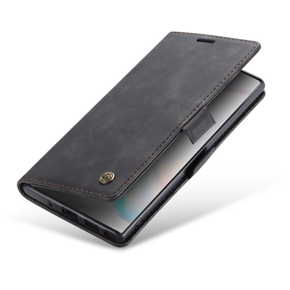 Étui portefeuille mince Samsung Galaxy Note 10 Plus Noir