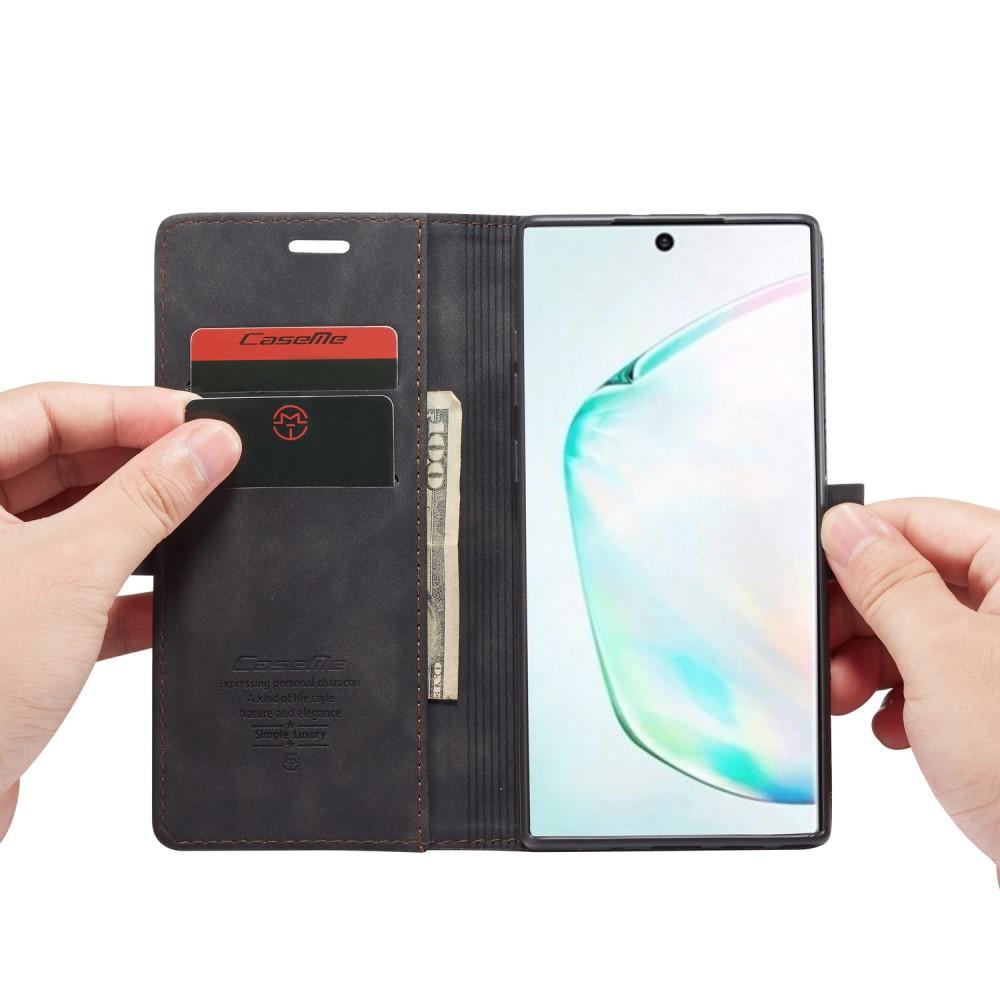 Étui portefeuille mince Samsung Galaxy Note 10 Plus, Noir