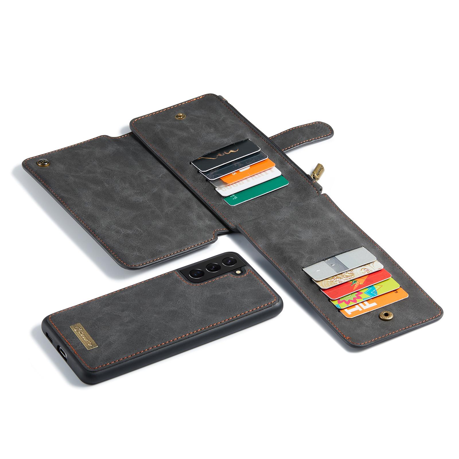 Multi-slot Flip Cover Samsung Galaxy S21 Gris