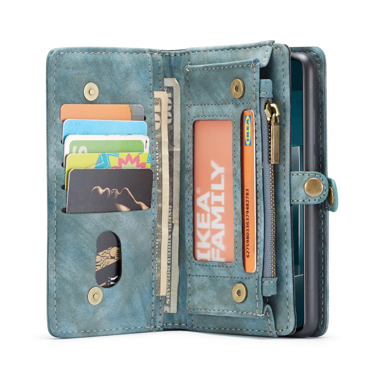 Étui portefeuille multi-cartes Samsung Galaxy A51, Bleu
