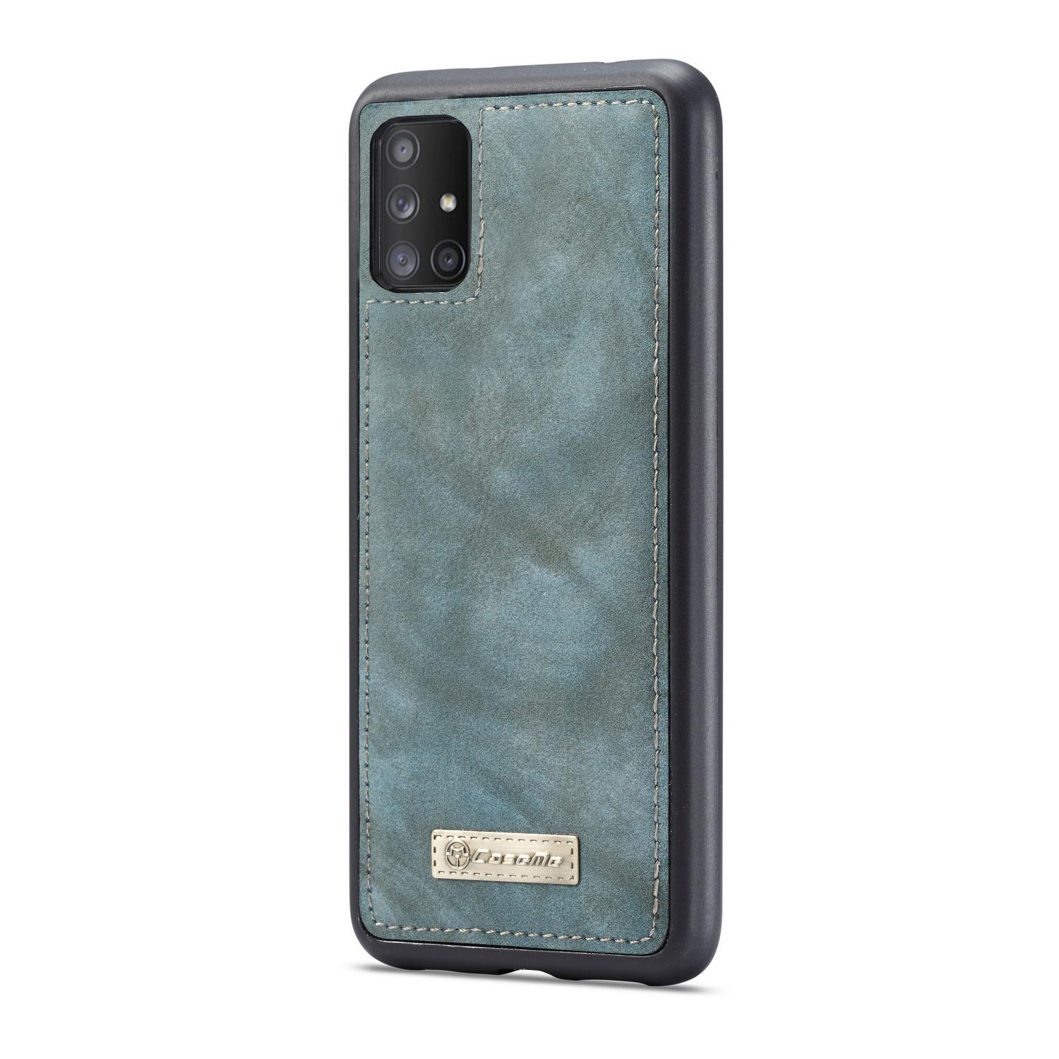 Étui portefeuille multi-cartes Samsung Galaxy A51, Bleu