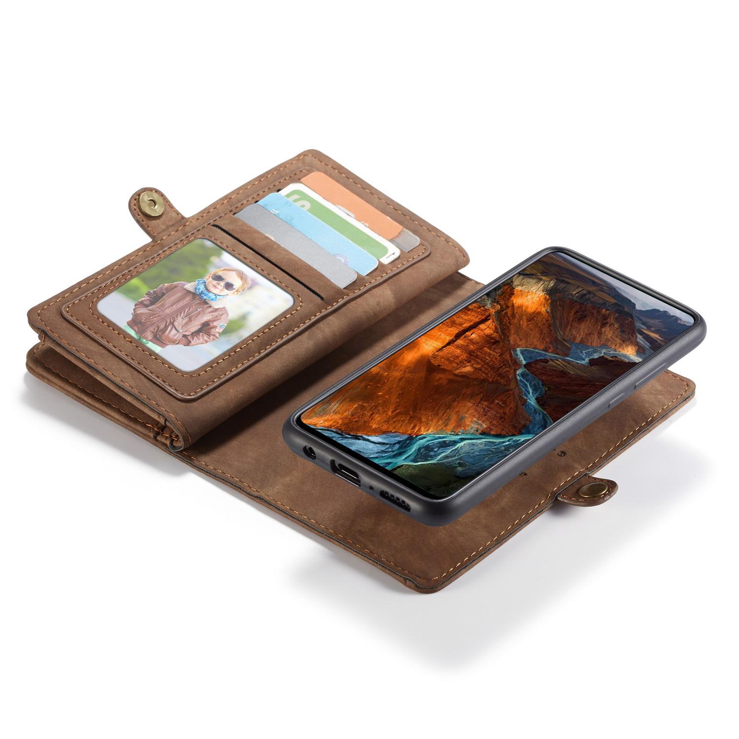 Étui portefeuille multi-cartes Samsung Galaxy A51, Marron