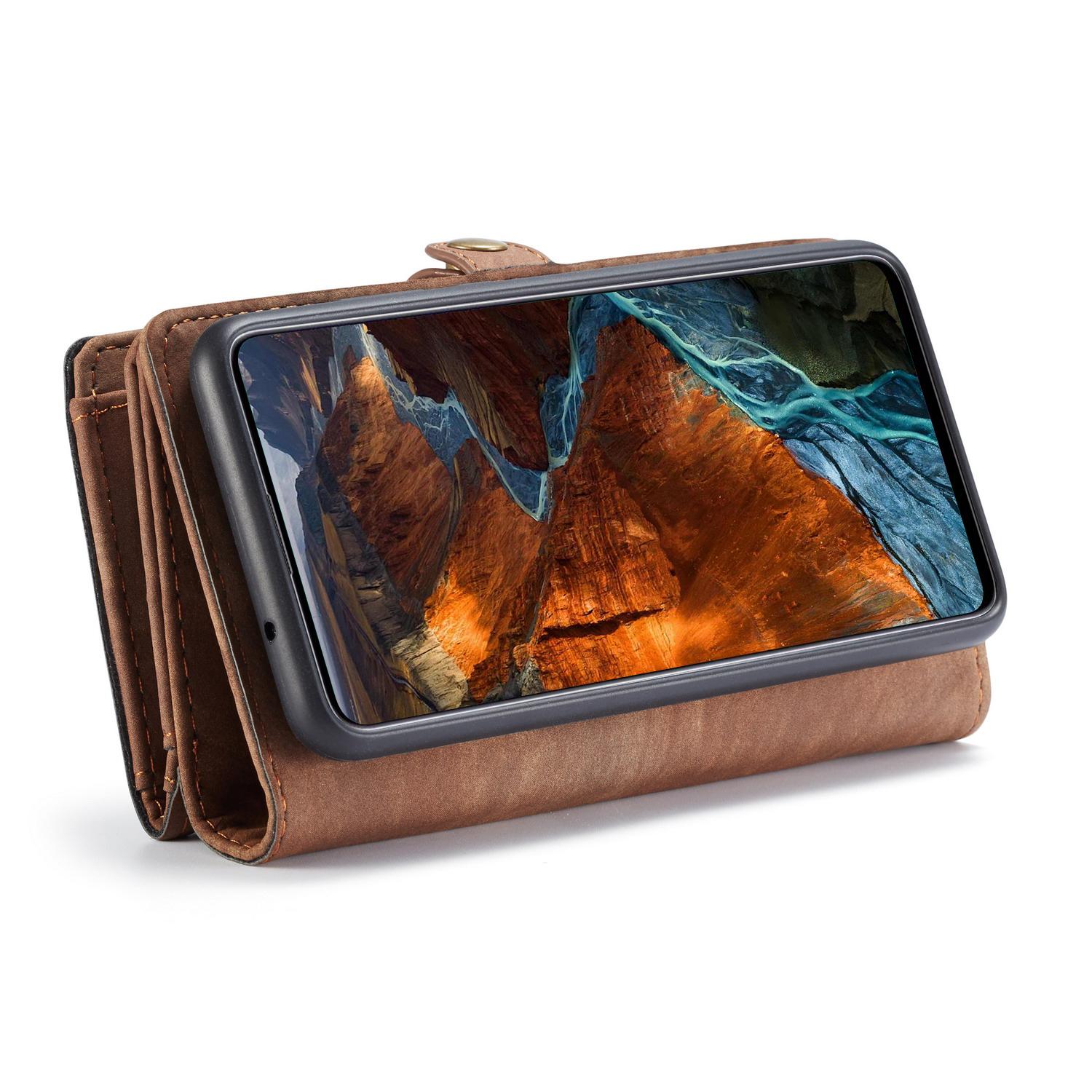 Étui portefeuille multi-cartes Samsung Galaxy A51, Marron
