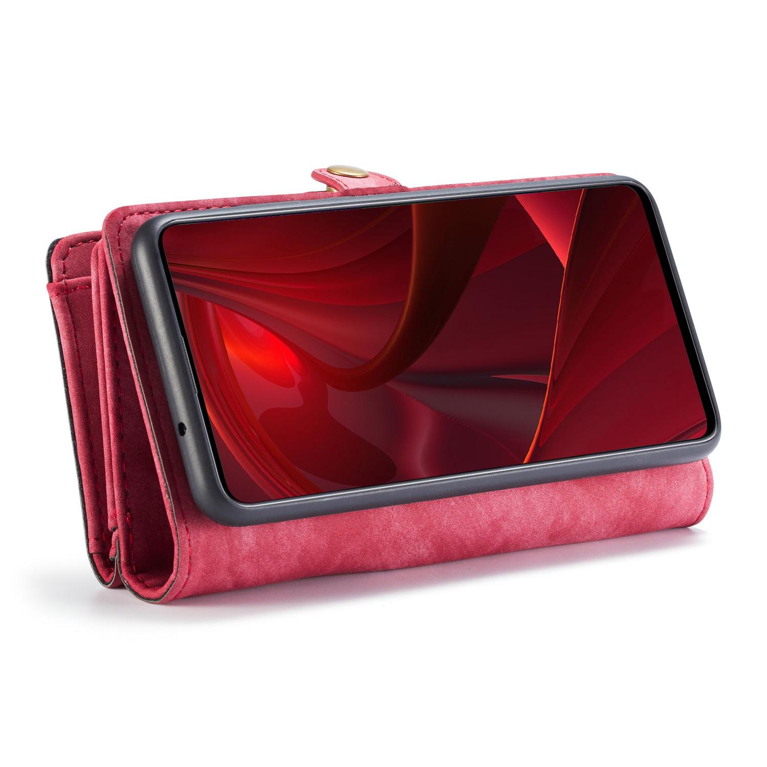 Étui portefeuille multi-cartes Samsung Galaxy A51, Rouge