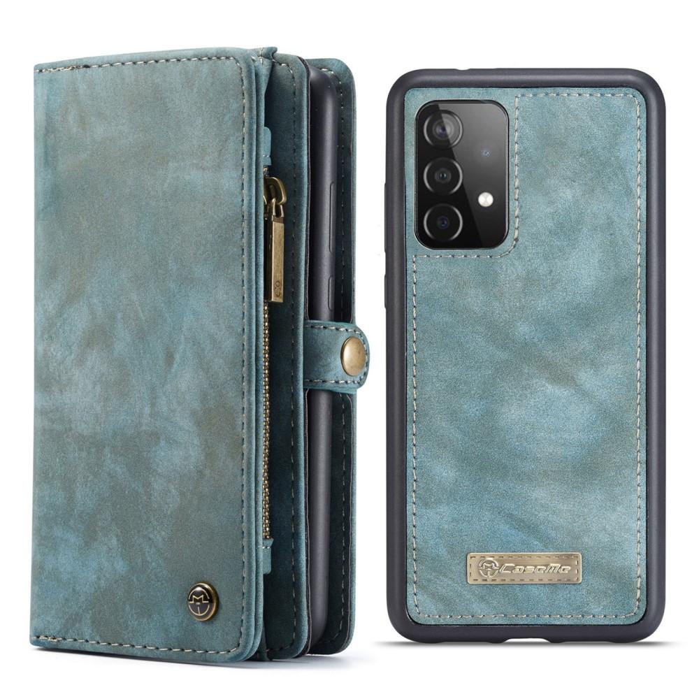 Étui portefeuille multi-cartes Samsung Galaxy A52 5G, Bleu