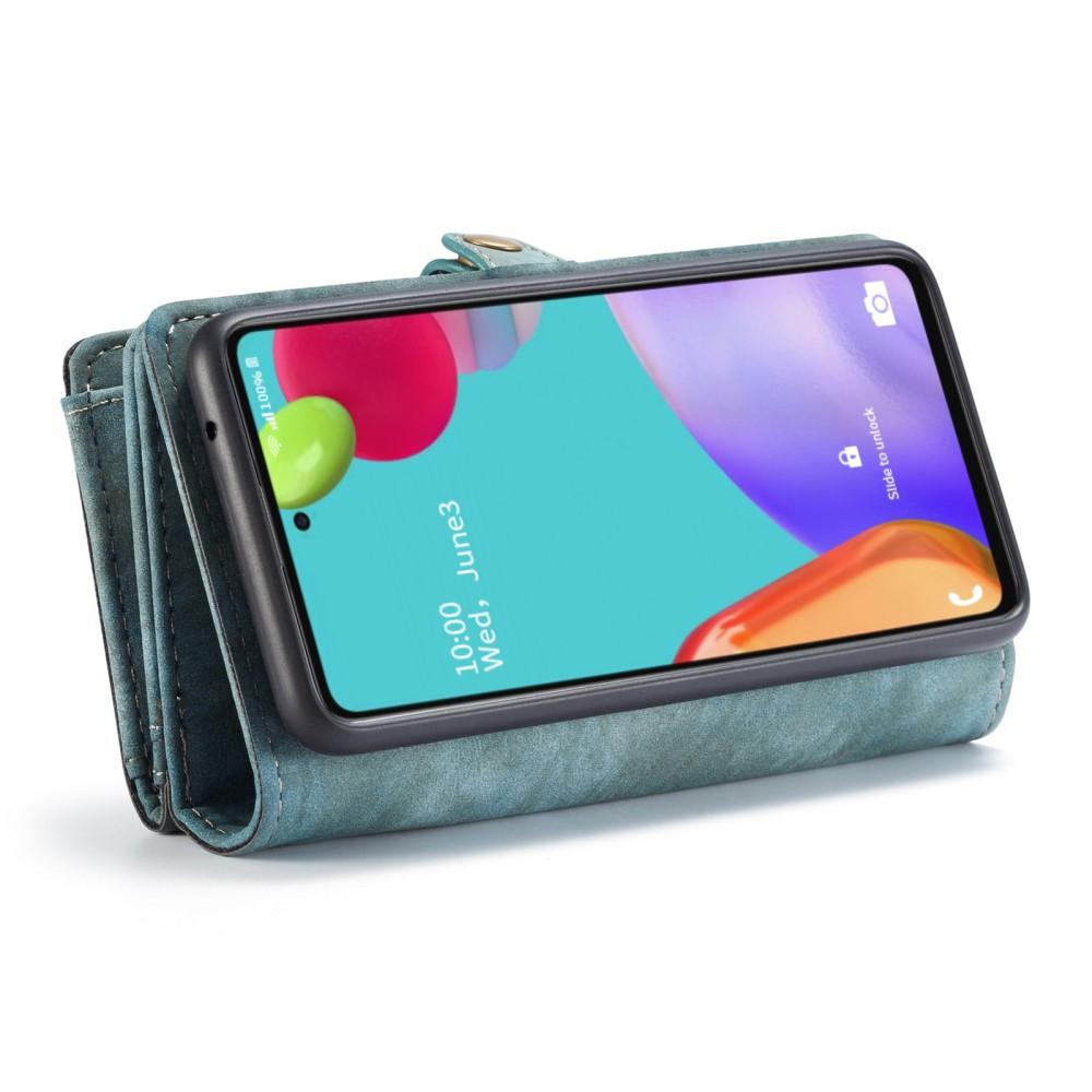 Étui portefeuille multi-cartes Samsung Galaxy A52 5G, Bleu