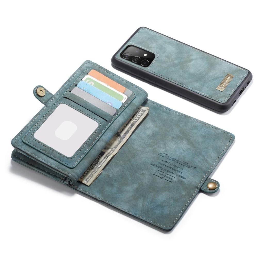 Étui portefeuille multi-cartes Samsung Galaxy A52 5G, Bleu