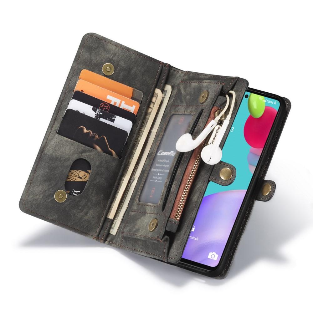 Étui portefeuille multi-cartes Samsung Galaxy A52 5G, Gris